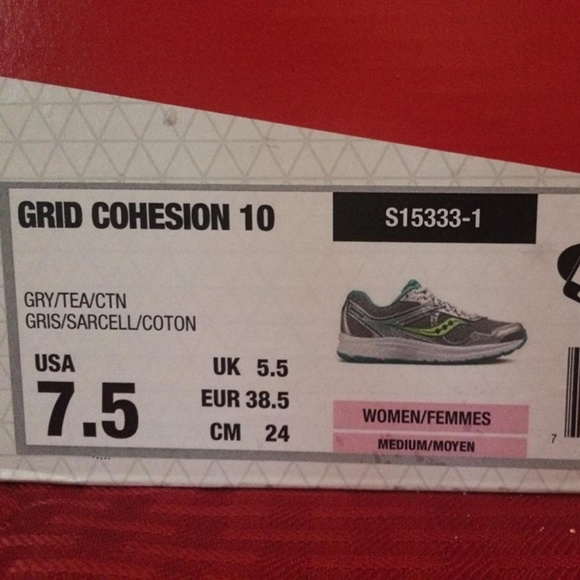 saucony cohesion 10 38